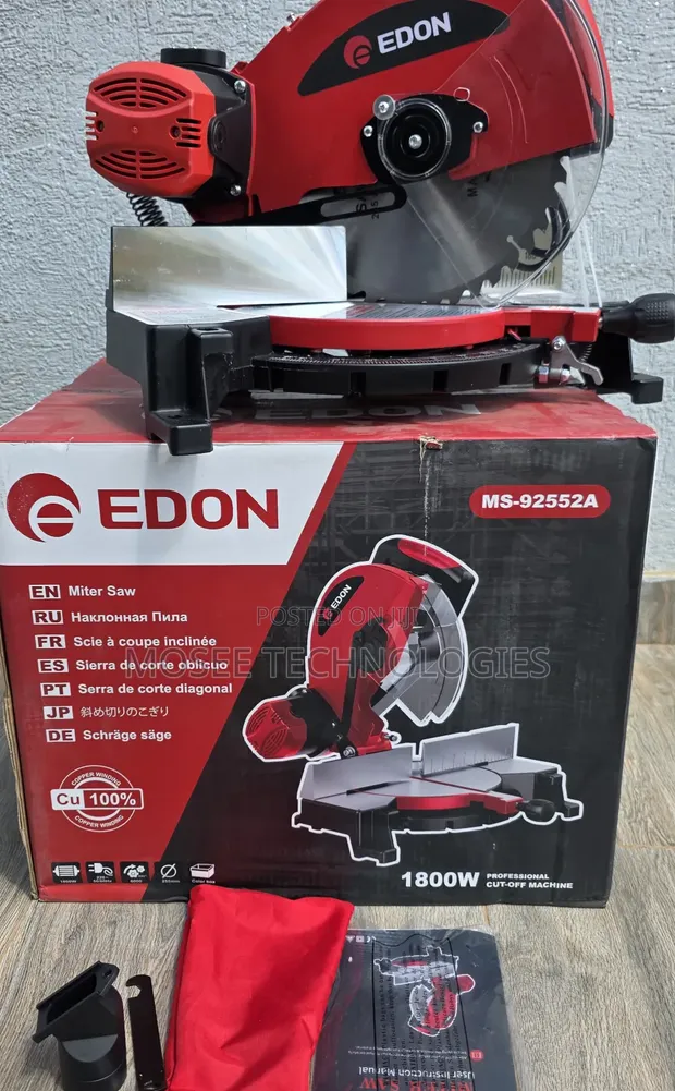 Edon 1800W Heavy-Duty Mitre Saw - 1