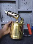 Brass Kerosene Blow Lamp, 1 Pint - 3