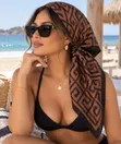Multipurpose Square Silk Scarves - 5