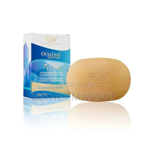 Fair & White Original Glutathione Exfoliating Soap - 1