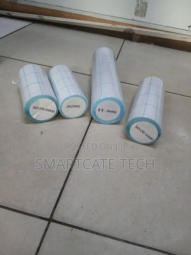 38x25mm Lebo za Joto Zinazojibandika kwa Printa za Barcode - 1