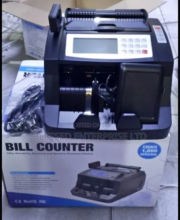 Mashine Mpya ya Kuhesabu Billi - 1000 Bills - 1