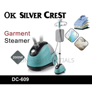 OK Silver Crest 2000W Standing Garment Steamer with Ironing Board