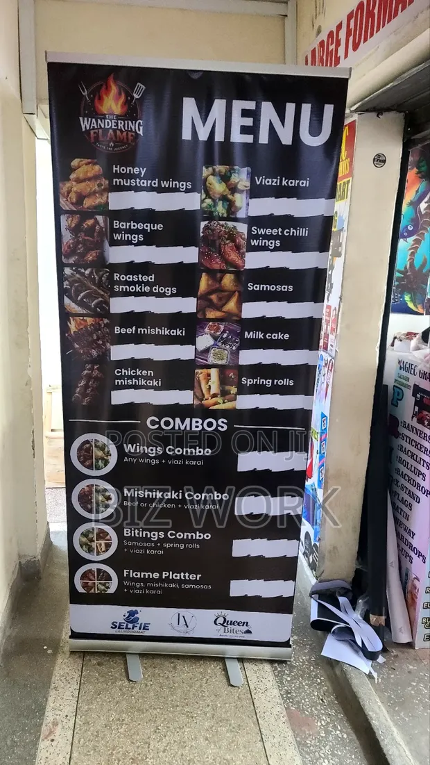 Uchapishaji wa Bango la Kukunja Linalobebeka - 1