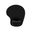 Ergonomic Gel Mouse Pad with Wrist Support - Black - 1