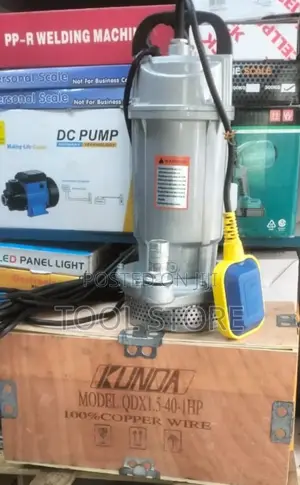 KUNDA 1HP Submersible Pump ya Maji Heavy-Duty