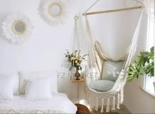 Brand New Hanging Hammock Chair - White - 1