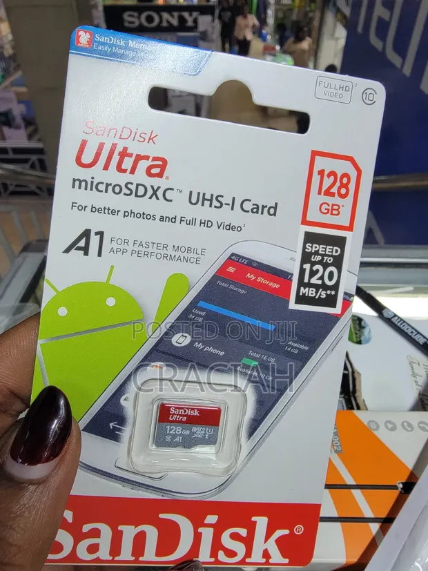 128GB SanDisk Memory Card - 1