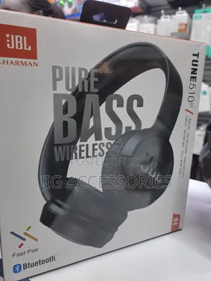 JBL 510BT Headphones za Over-Ear - Nyeusi