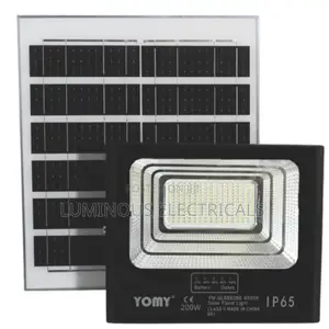 200W Solar Flood Light na Panel - Usalama wa Nje