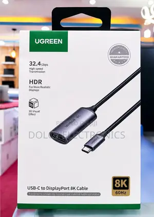 UGreen USB-C hadi DisplayPort 8K Cable