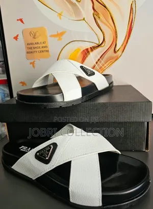 Prada Milano Slides za Ubora - Nyeupe