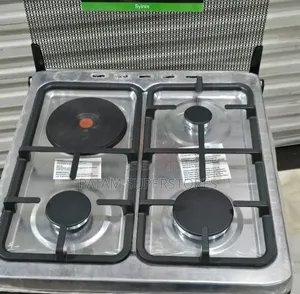 Syinix Mpya 50x50 Standing Cooker - 3 Gas + 1 Hot Plate