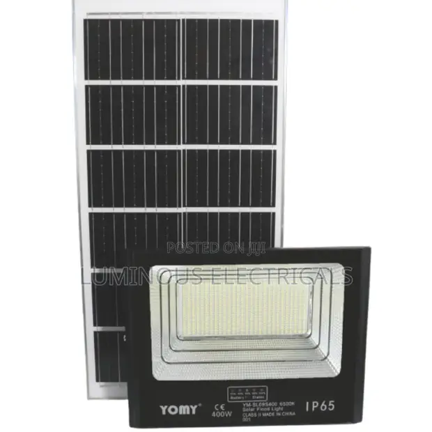 400W Solar Flood Light na Panel - Usalama wa Nje - 1