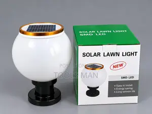 Solar Garden Gate Pillar Post Light Globe Lamp Outdoor SMD LED