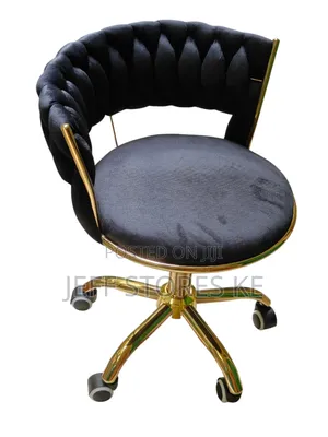 Stuli Bora ya Pedicure Nyeusi Dhahabu, Inayoweza Kurekebishwa, na Kiti cha Mgongo