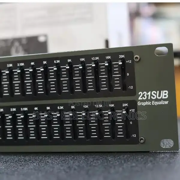 DBX 231/231sub 2 Series Dual-Channel Graphic Equalizer - 1