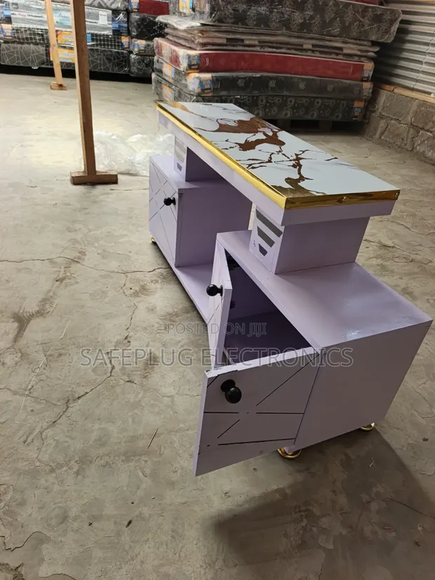 Istanbul 4ft TV Board with Storage Cabinets - 1