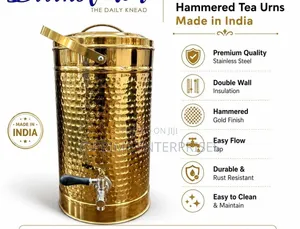 Double Walled Gold Tea Urn - 20L