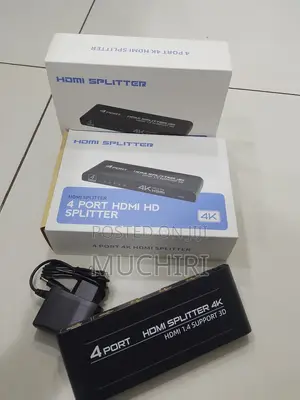 Fjgear 4-Port 4K HDMI Splitter