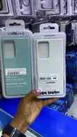 Samsung Galaxy Note 20 Ultra Silicone Cases - Green & White - 1