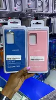 Samsung Galaxy Note 20 Ultra Silicone Cases - Green & White - 2