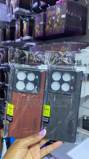 Santa Barbara Leather Finish Back Cases for Infinix Note 40 Pro