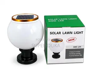 Solar Garden Gate Pillar Post Light Globe Lamp Outdoor SMD LED