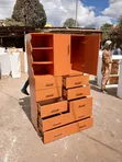 BUILT Brown Chest of Drawers - 8 Drawers - 3