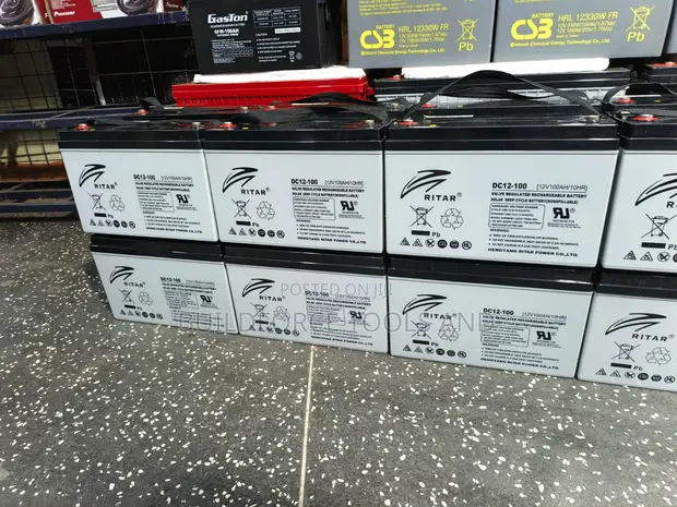 Ritar 12V 100Ah Deep Cycle Solar Battery - 1