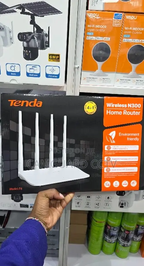 Tenda F6 4-in-1 N300 Wireless Router/Repeater/AP/WISP - 1
