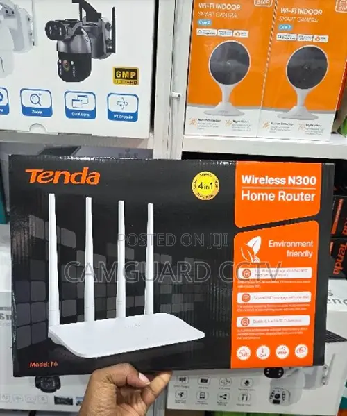 Tenda F6 N300 Wi-Fi Extender & Router - 1