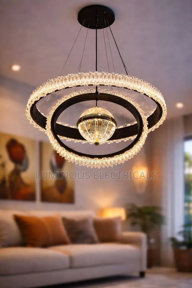 Kifahari 3-Tier LED Crystal Chandelier - 1