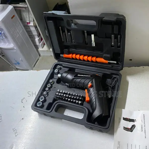 48-Piece Portable Electric Screwdriver Kit - 1