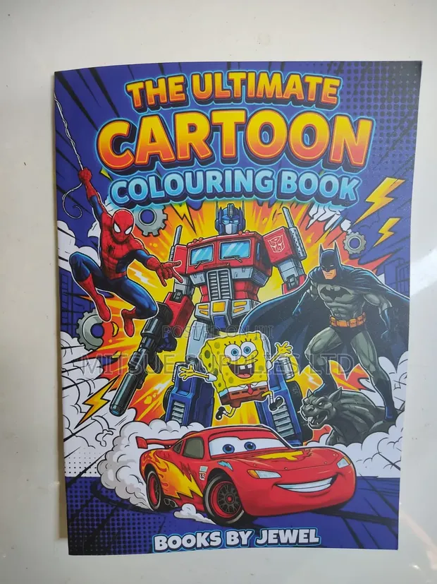 Teenage Boys Cartoon Colouring Book 21x29cm - 1