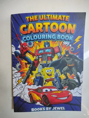 Teenage Boys Cartoon Colouring Book 21x29cm