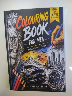 Adult/Men Colouring Book 21x29cm