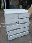 BUILT 4x4ft Chest of Drawers - White - 2