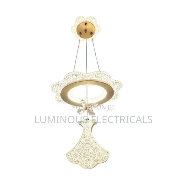 Modern Gold LED Tricolor Mini-Chandelier Pendant Light - 1