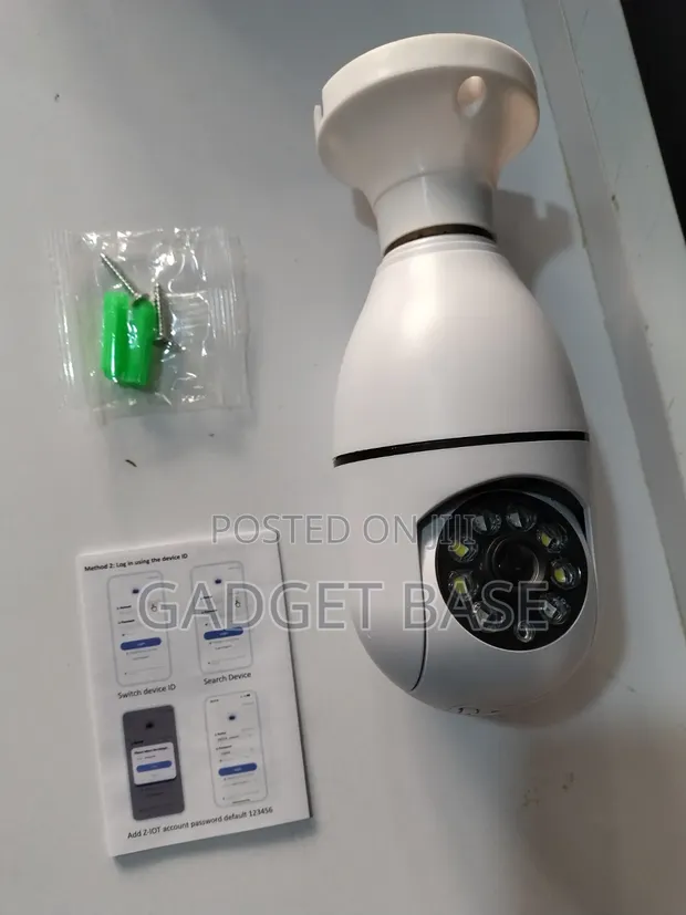 WiFi Panoramic PTZ Security Camera - 360° View, Night Vision - 1