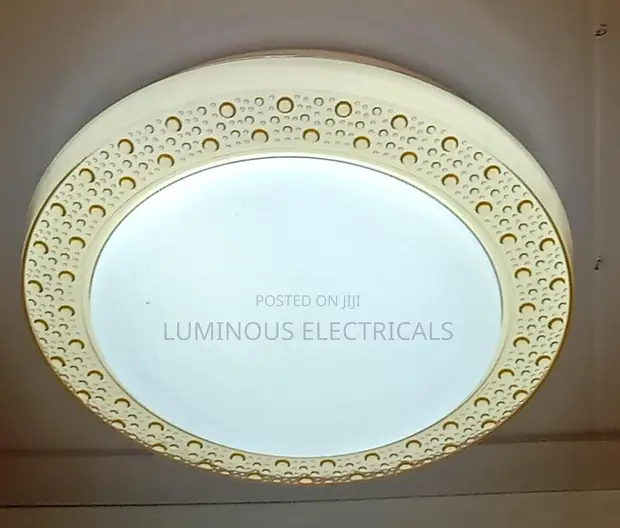 Modern LED Full Moon Flush Mount Ceiling Light - 1
