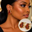 Chic Gold Earrings - 3