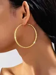 Chic Gold Earrings - 5