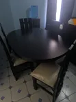 Brand New 6-Seater Oval Dining Set - Black - 1