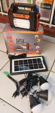 Easy Power EP-593LBT Solar Lighting System with Bluetooth Speaker - 1