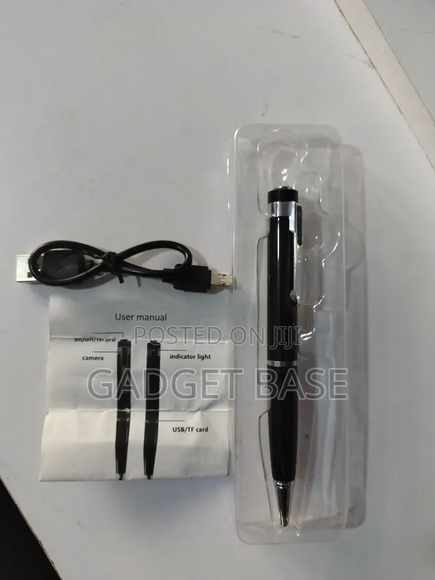 Kamera ya Pena ya 1080P HD na Kebo ya USB - 1