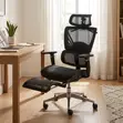 Office Full Mesh Footrest Chair - Brand New - 4