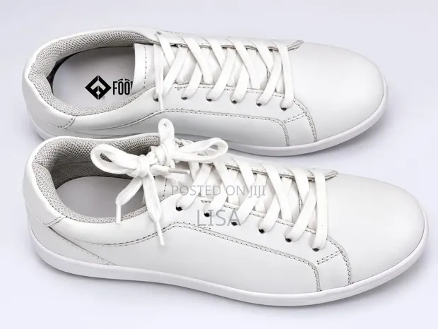 AfriSoles Canvas Low Top Sneakers - White - 1