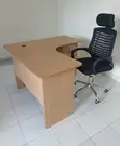Used L-Shaped Office Desks + Mesh Chairs (40+ Available) - 1