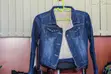 Jaketi ya Denim ya Unisex - Imevaliwa - 1